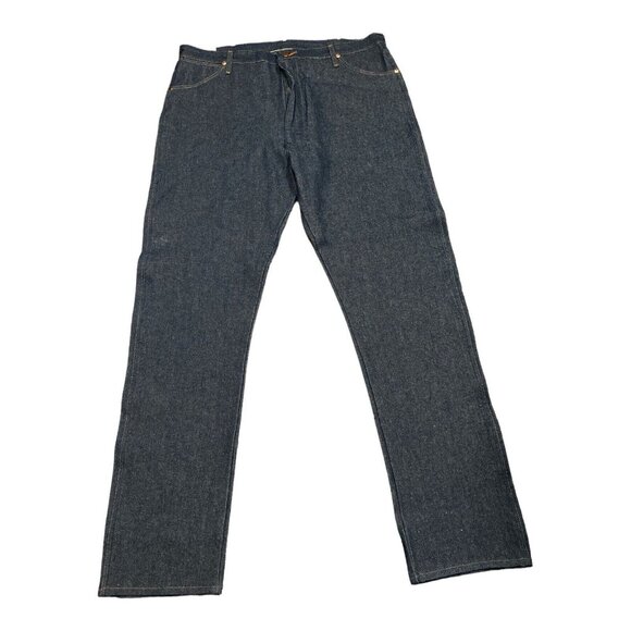 Vintage Wrangler Men's Denim Jeans Made in USA 42x 36 13MWZ Deadstock Western - Picture 1 of 6
